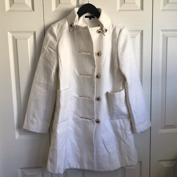 Inspired Designer Women's Double Breasted Wool-Blend Coat, Size 4 - Picture 5 of 7